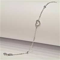 Bracciale Fanton Gioielli Donna BRACCIALI ORO in Oro bianco Cubic Zirconia BROR-163-52